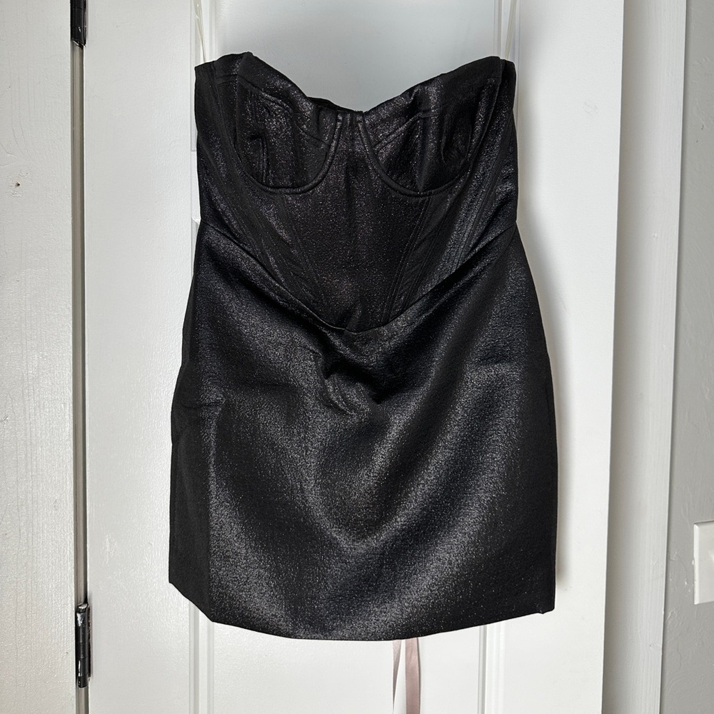 House of CB Metallic Corset Mini Dress
